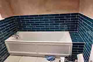 Bath tiling, Crate a box with tiles